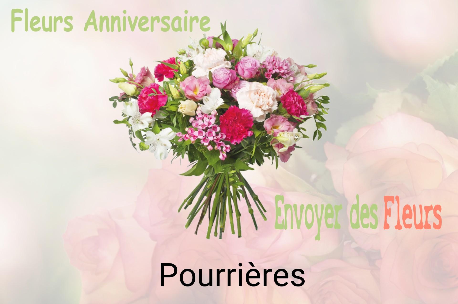 Bouquet de fleurs d’anniversaire livré à Pourrières